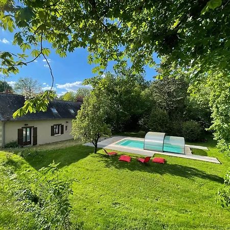 Villa Domaine Jeanne De Laval à La Bohalle Extérieur photo